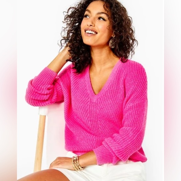 Lilly Pulitzer Sweaters - NWT Lilly Pulitzer Kasmina Sweater - Pink Isle - Size M